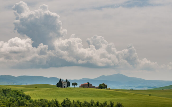 Landscape and Clouds • Tuscany, Italy