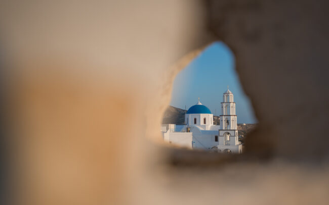 Church • Pyrgos, Santorini, Greece